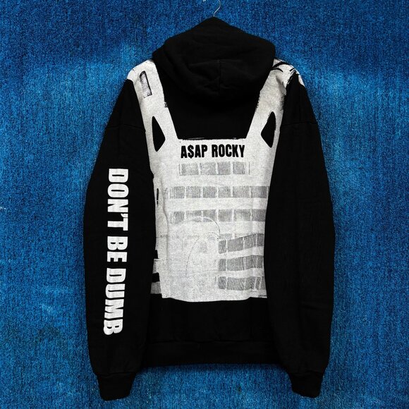 Asap Rocky Americana Sabotage Rap Hoodie Size 2XL - Picture 3 of 4
